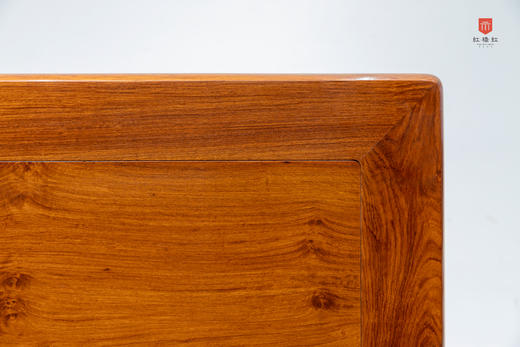 红桥红  家具严选  缅甸花梨（大果紫檀）  【216厚重版圆腿 画案】 商品图6