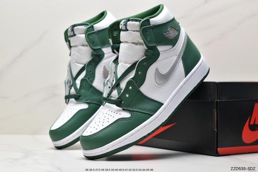 耐克乔丹Air Jordan 1 High OG Gorge Green白绿休闲运动板鞋DZ5485-303男女鞋 商品图7