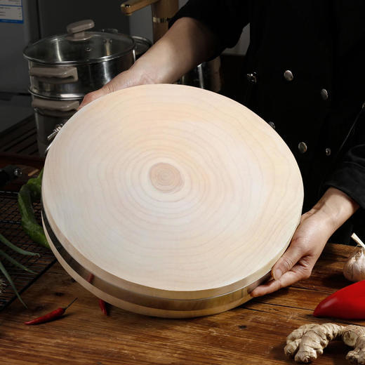十天左右发货  严选银杏木 不发霉已保养的白果树砧板 舌尖3力荐 商品图1