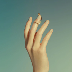 北京仓｜MAM-Midi-星球 指尖戒指（金色）［西班牙设计师］