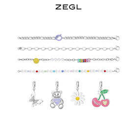 ZEGL设计师自定饰系列DIY项链女小众人造珍珠拼接锁骨链配饰套装