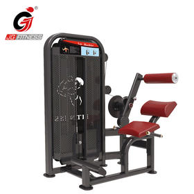 【塑形器械】6619腰部后压训练器商用腰部综合训练器械多种功能健身房力量器材