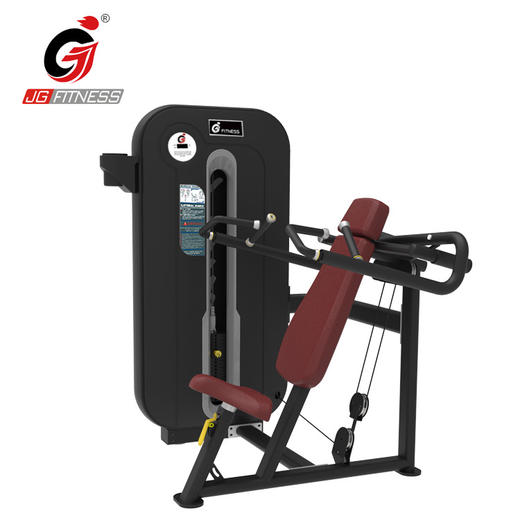 【塑形器械】E6826B坐式推肩训练器举肩健身房商用室内力量器械坐姿肩部训练器 商品图1