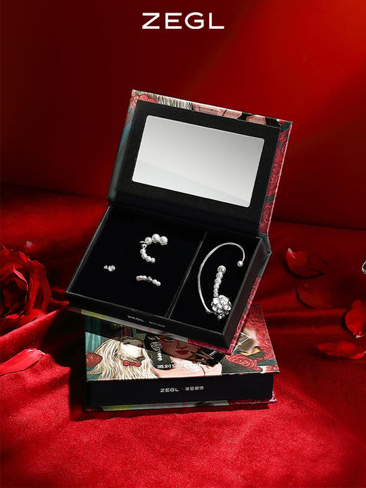 ZEGL宴会风耳妆盘妆容配饰气质耳骨夹女无耳洞耳环轻奢高级感耳饰 商品图1