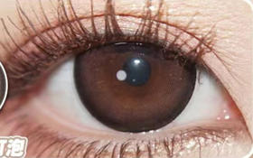 comelyeyes 美瞳 玻璃球奶茶巧 直径14.5mm着色14.0mm 0-800无575/525