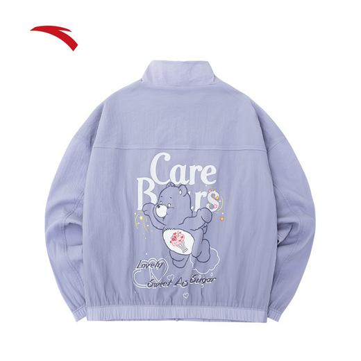 【XL断码】爱心小熊联名款安踏运动外套女新款梭织宽松休闲潮流上衣162238604【无货退款】 商品图0