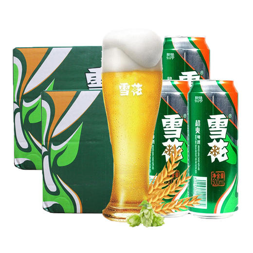 雪花超爽啤酒 500ml*12瓶【LY】 商品图0