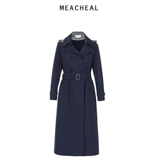 2楼米茜尔服饰藏蓝风衣 商品图0