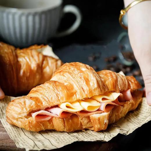 【9.9元秒杀体验装】2个原味黄油牛角包，现吃现烤，味道才好，3步开启幸福早餐生活，0添加防腐剂，0氢化反式脂肪酸（上海分众） 商品图1