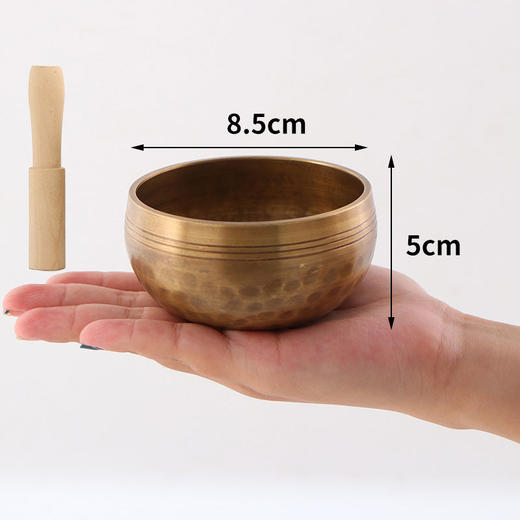 佛音钵瑜伽冥想钵西藏颂钵铜钵盂佛音碗铜磬采耳音钵批发 商品图8