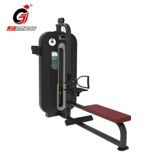 【塑形器械】E6806低拉背商用健身房力量器械坐式划船硬拉坐式低拉划船训练器 商品图2