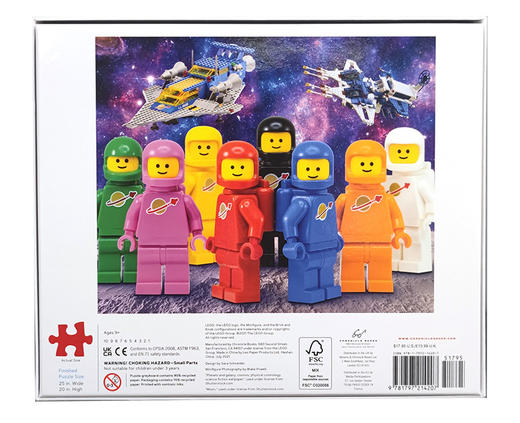 乐高宇宙之星 1000片拼图 英文原版 LEGO (R) Space Stars 1000-Piece Puzzle 拼图 乐高玩具 商品图3