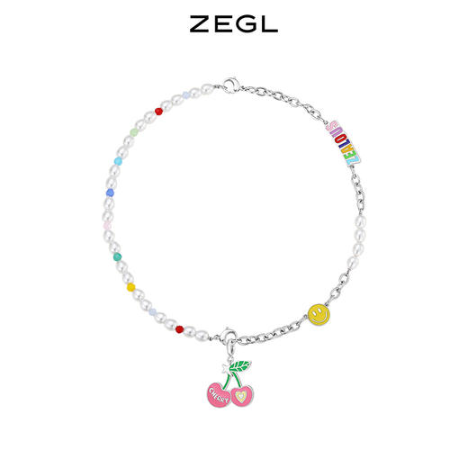 ZEGL设计师自定饰系列DIY项链女小众人造珍珠拼接锁骨链配饰套装 商品图8