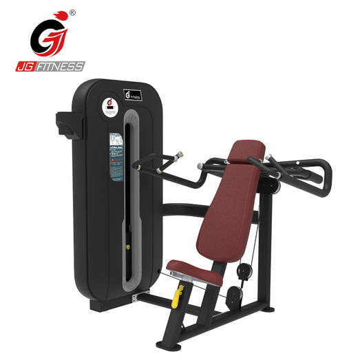 【塑形器械】E6826B坐式推肩训练器举肩健身房商用室内力量器械坐姿肩部训练器 商品图2
