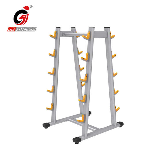 【塑形器械】杠铃架健身房商用家用杠铃杆托架举重架曲杆存放存储架自由深蹲架 商品图1