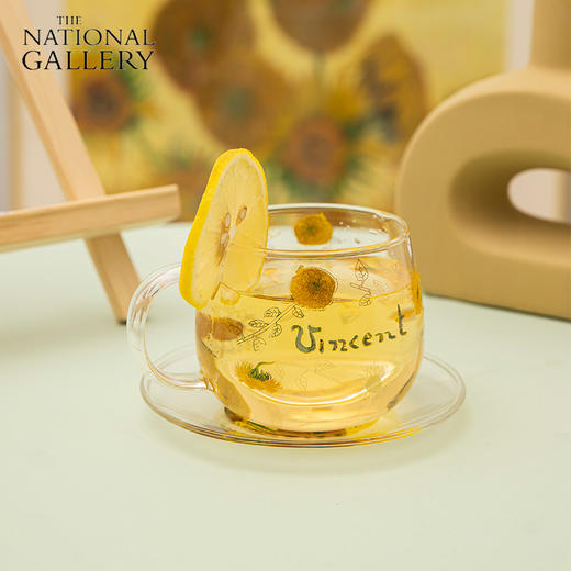The National Gallery梵高系列【向日葵】玻璃杯杯垫组合套装礼盒 商品图1