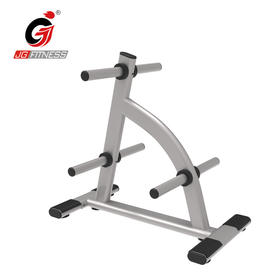 【塑形器械】6801杠铃片架哑铃片杆大小孔存储放置架家用商用健身房收纳整理架