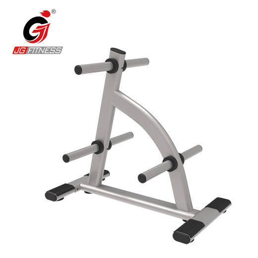 【塑形器械】6801杠铃片架哑铃片杆大小孔存储放置架家用商用健身房收纳整理架 商品图0