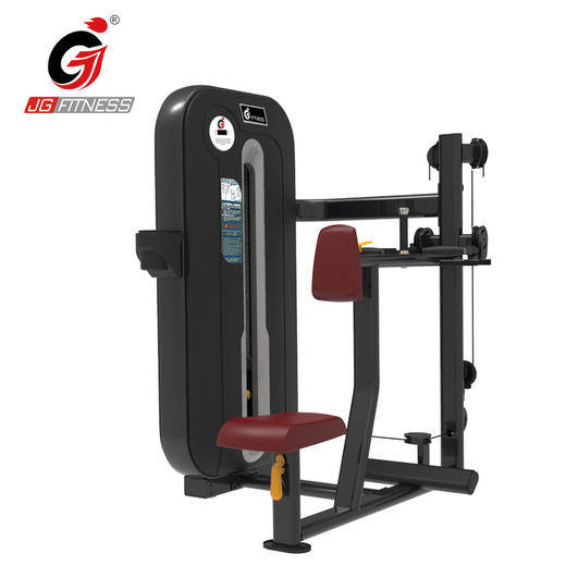 【塑形器械】E6833坐姿划船训练器平行拉背健身房商用室内力量器械背部健身 商品图3