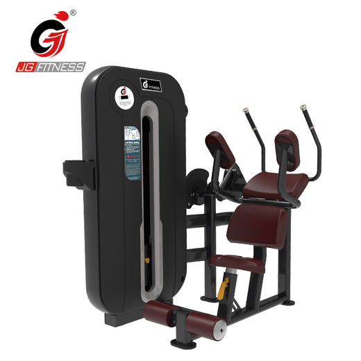 【塑形器械】E6822腹部前屈训练器健身房商用力量器械坐式腹肌训练综合训练器 商品图0