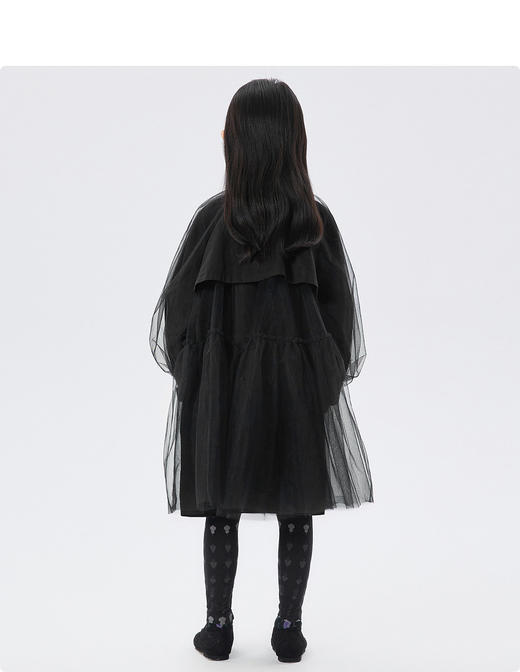 江南布衣童  22年秋款中长款纯色百搭风衣  1M8910500 商品图8