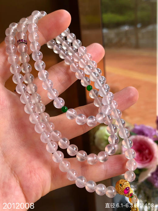 2012008，玻璃珠串。具体价格微信咨询 商品图2
