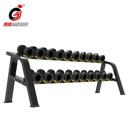 【塑形器械】1602二层哑铃架立式哑铃架托家用健身房商用收纳摆放哑铃放置架 商品图2