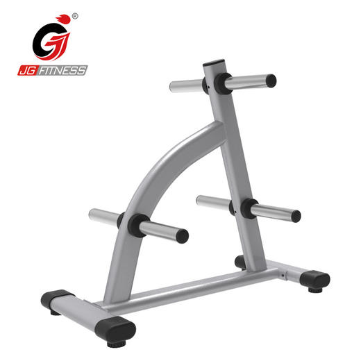 【塑形器械】6801杠铃片架哑铃片杆大小孔存储放置架家用商用健身房收纳整理架 商品图3