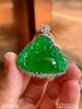 2010908，高冰木纳艳绿佛公吊坠。具体价格微信咨询 商品缩略图2