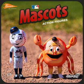 现货 Super7 美国职业棒球 吉祥物 大都会先生 疯狂小蟹