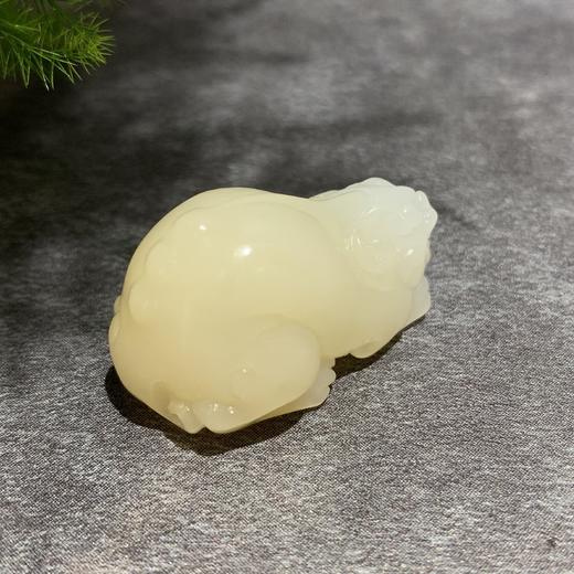 【御珠宫坊】糖羊脂白玉貔貅 商品图1