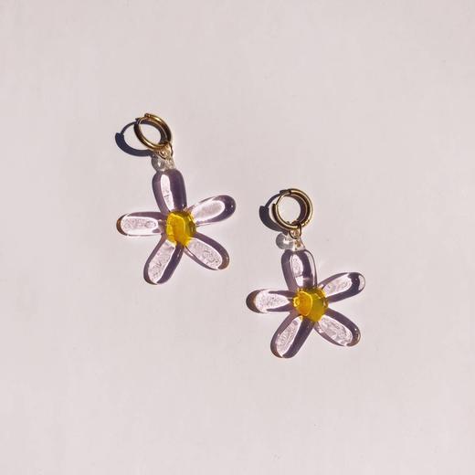 订购8周到｜Ninfa-Flower-粉色花朵 耳环［葡萄牙设计师］ 商品图1