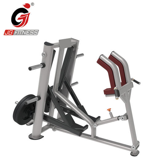 【塑形器械】6967卧式蹬腿商用站式深蹲健身房卧式倒蹬训练器腿部肌肉训练器 商品图0