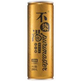 不染汤植物饮料低卡糖金罐装 280ml*24瓶/箱