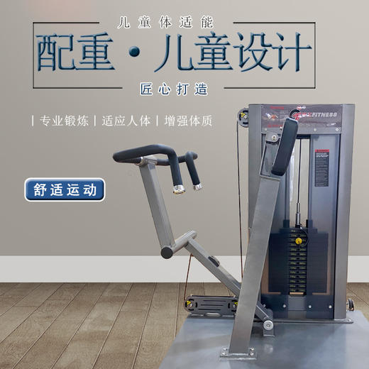 【塑形器械】立式划船训练器平行拉背训练器健身房商用器械家用学校体适能力量 商品图2