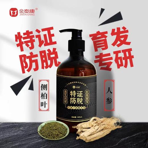 【第2瓶半价】金泰康防脱洗发水 侧柏叶人参洗发水 特证防脱 商品图0