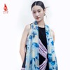 SAINTJOY/上久楷夏季真丝长巾 桑蚕丝 青花春韵CJS22007 商品缩略图7