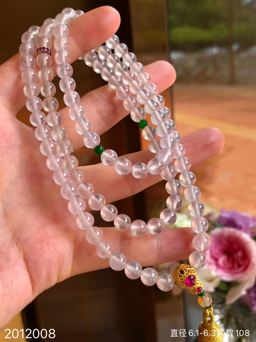2012008，玻璃珠串。具体价格微信咨询 商品图0