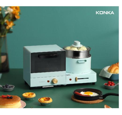 【团购展示】康佳  四合一早餐机KGZC-612A 商品图0