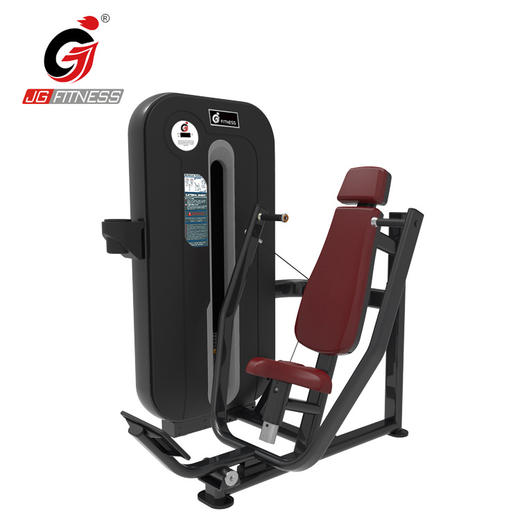 【塑形器械】E6820坐姿推胸健身房商用室内力量坐式胸部推举训练器械厂家批发 商品图2
