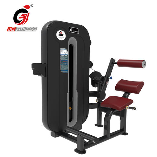 【塑形器械】E6819腰部后压商用健身房力量器械坐式压背坐姿腰部后压训练器 商品图2