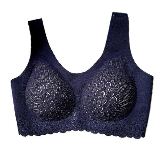 黛唯梵【满足你日常需求】高质量版乳胶4.0无痕内衣睡眠文胸，聚拢收副乳运动性感蕾丝美背女 商品图4