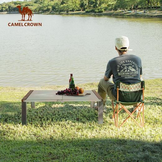 骆驼户外精致露营便携不锈钢折叠桌摆摊夜市野餐桌子野营简易长桌 1J32350509 商品图1