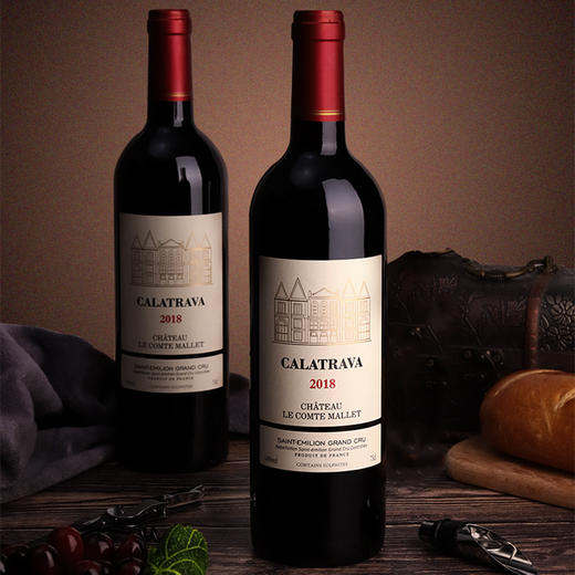 【独家进口 来自特级园】卡拉特圣埃美隆特级干红葡萄酒 750ml/瓶  法国原瓶进口 橡木桶陈酿12个月  香气复杂浓郁 口感顺滑平衡 酒体强劲饱满 商品图2