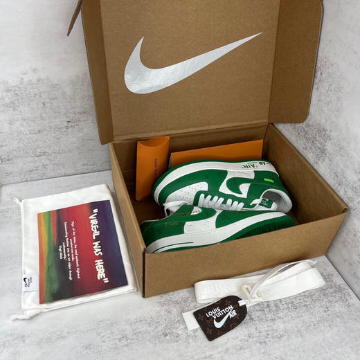 夏季特惠💰750 正确版 购入原鞋开发 Louis Vuitton x NIKE Air force1 22ss 重磅联名 商品图8