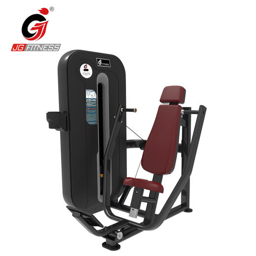 【塑形器械】E6820坐姿推胸健身房商用室内力量坐式胸部推举训练器械厂家批发 商品图1