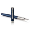 QJ10067  派克新款卓尔海洋蓝白夹宝珠笔/签字笔办公文具礼物 商品缩略图1