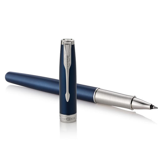 QJ10067  派克新款卓尔海洋蓝白夹宝珠笔/签字笔办公文具礼物 商品图1