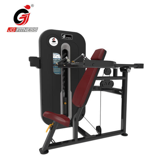 【塑形器械】E6826坐式推肩训练器商用健身房室内力量坐姿推举肩部肌肉训练器 商品图4