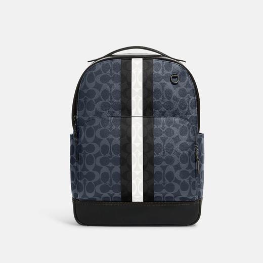 限时额外折￥1899！Coach Graham男士 老花拼色 双肩包 商品图4